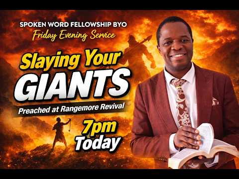 Slaying your giants...Preached at Rangemore Revival...Rev Dr N. Ngwenya